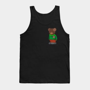 bumbbear green Tank Top